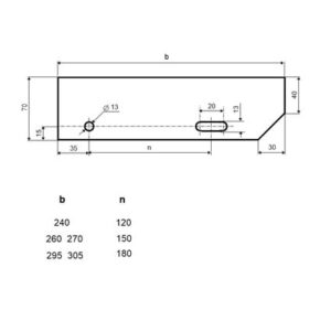 Bok Stopnia schodowego